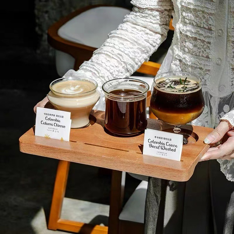 Wooden Coffee Cup Tray, Farm H - Farming Japan recension och pris