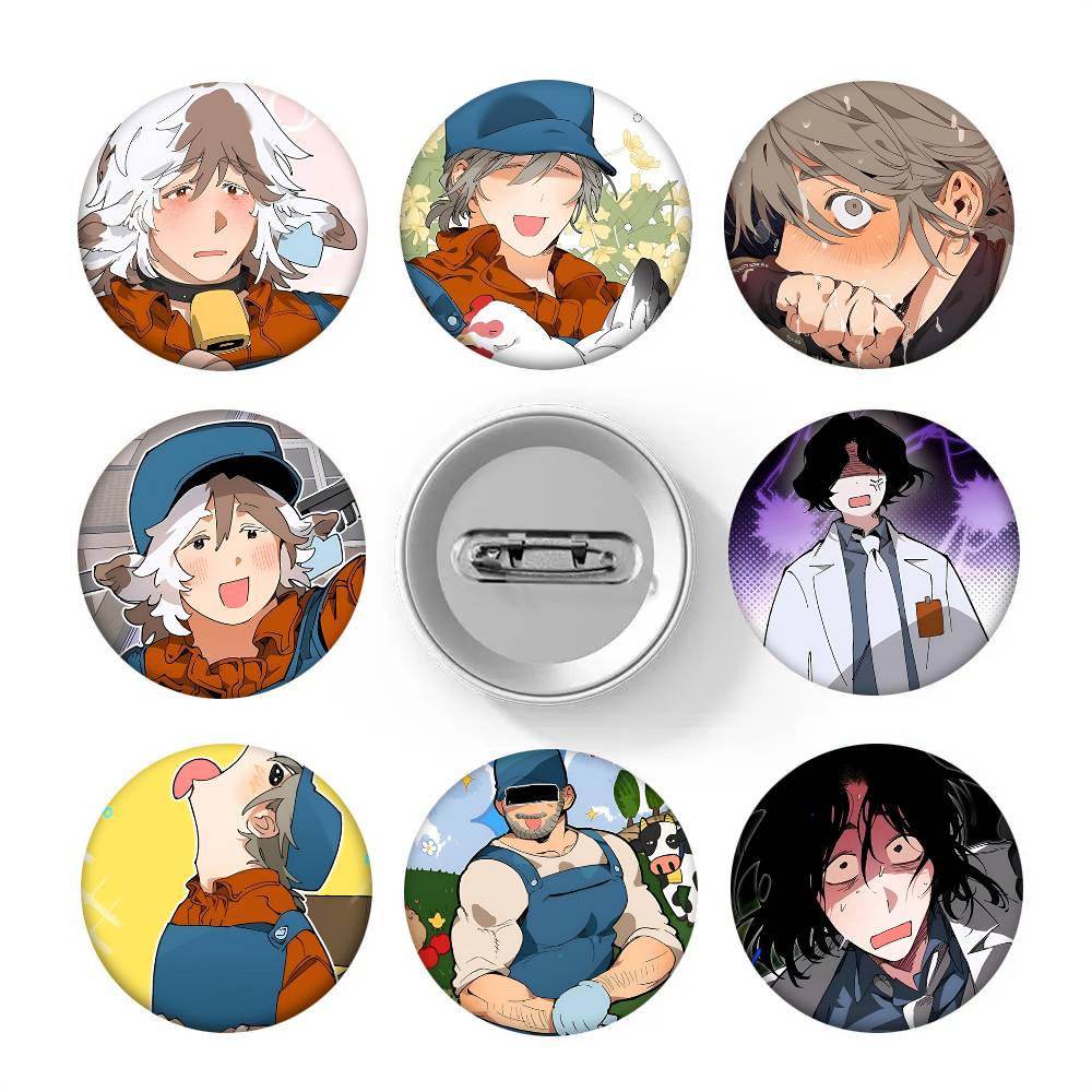 Manhwa Mr As Farm Round Badge  - Farming Japan recension och pris