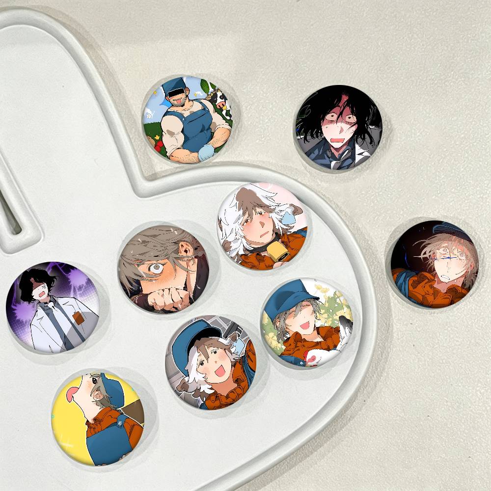 Manhwa Mr As Farm Round Badge  - Farming Japan recension och pris