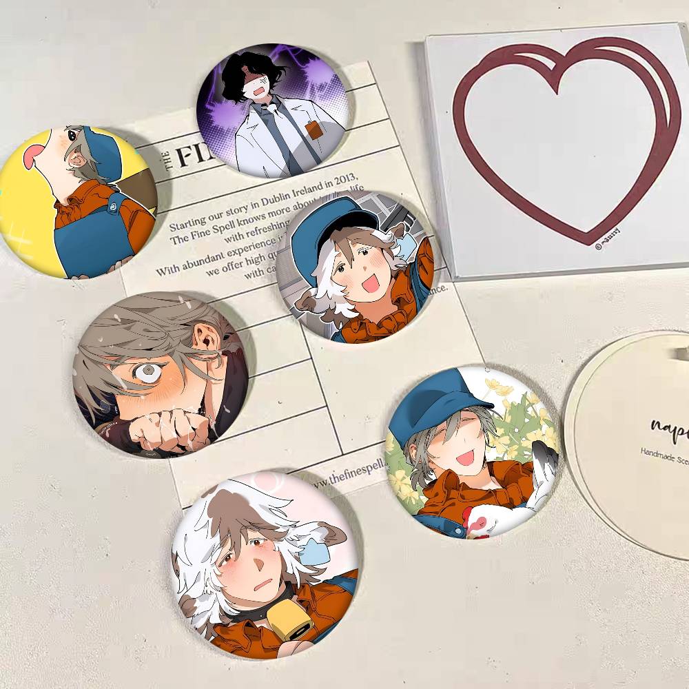 Manhwa Mr As Farm Round Badge  - Farming Japan recension och pris